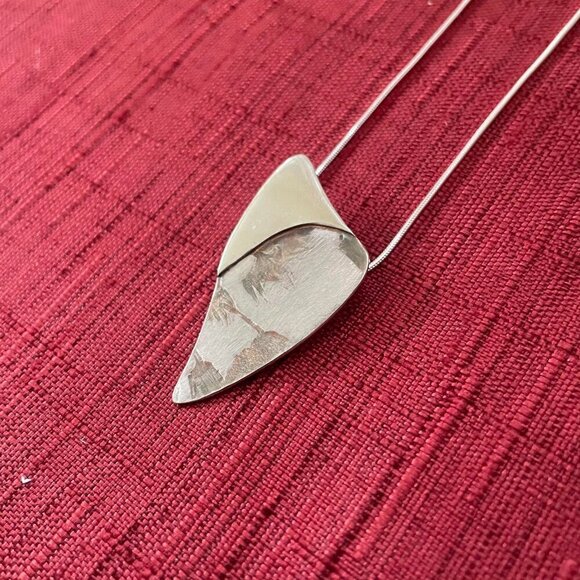 Jessie Senecal Handmade Sterling Silver "Daisy" Necklace - Picture 2 of 5